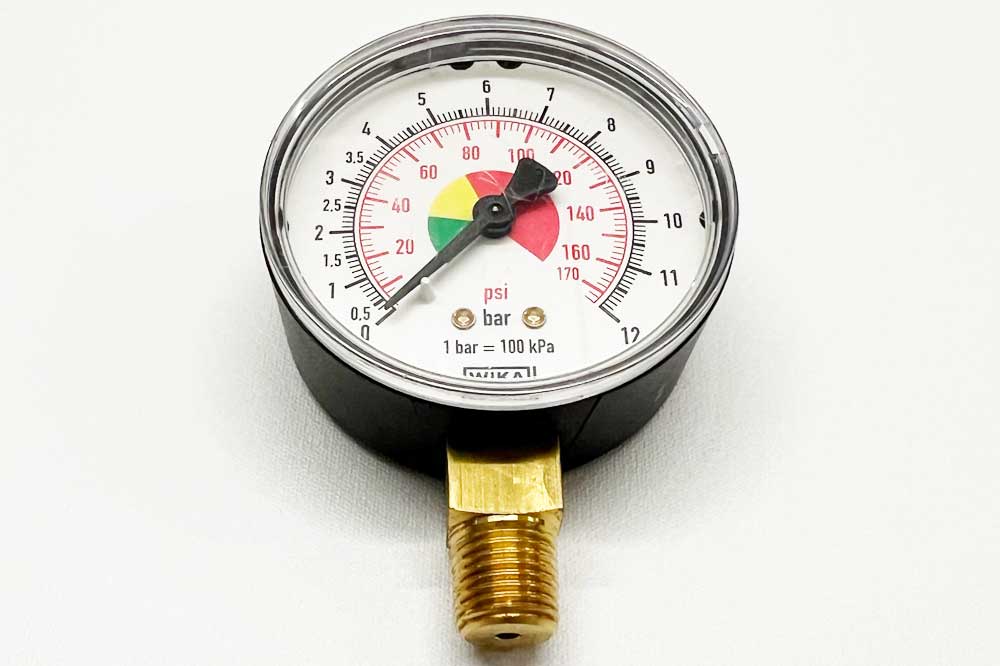 Wika Manometer Bar Farbige Skalierung Siax Reinigungsmaterial