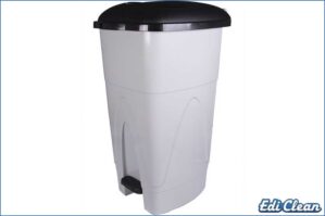 Edi Clean 92006.59 Abfalleimer auf Rollen, 110 Liter, 91 x 48 x 56 cm