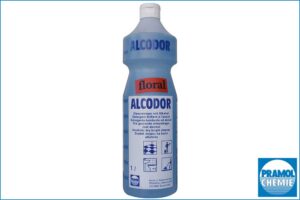 PRAMOL ALCODOR floral - Konzentrierter Alkoholreiniger für die Unterhaltsreinigung, 1000 ml
