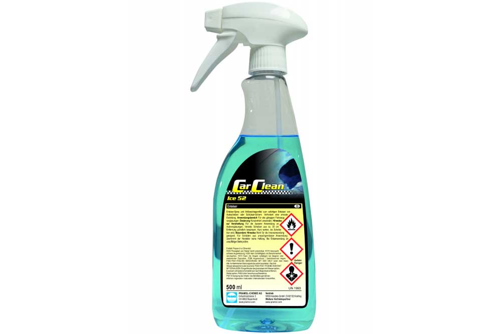 PRAMOL CarClean Ice52 - Enteiserspray, Antibeschlagsspray, 500 ml