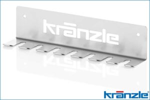 Kränzle 129500 Wandhalterung für 7 Lanzen, 300 x 50 x 70 mm, inkl. Pistolenhalterung D12