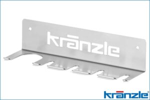 Kränzle 129502 Wandhalterung Premium für 5 Lanzen, 300 x 70 x 70 mm, inkl. Pistolenhalterung D12