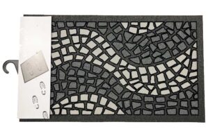 RM24 Vollgummi-Fussmatte / Türvorleger, 40 x 68 cm, Muster03