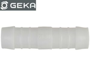 GEKA 32.2712 Schlauchtülle 12 mm, Kunststoff gerade, 2 Stück